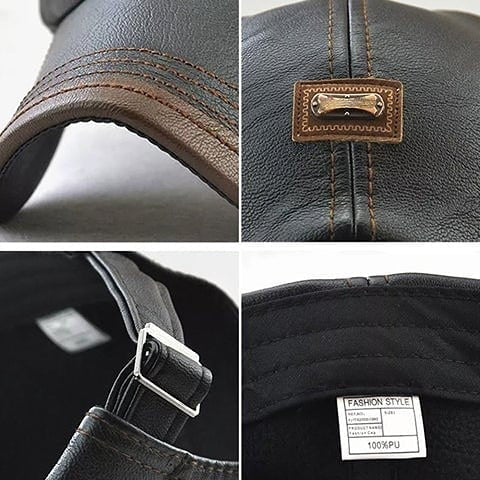 🔥Vente chaude de vacances à 50 % de réduction - Béret en cuir nouvelle mode