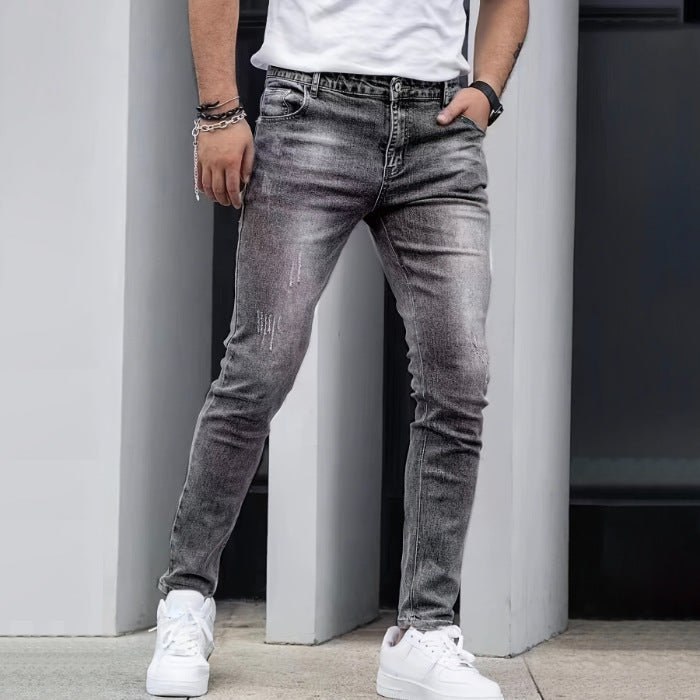 Jean classique à coupe droite pour homme