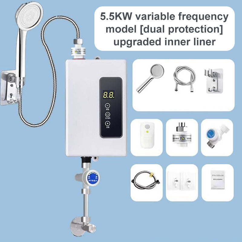 🔥 50% DE RÉDUCTION ! ✨ Chauffe-eau Instantané sans Réservoir - Design Compact avec Contrôle de Température Numérique pour Économie d'Énergie ⚡🚿