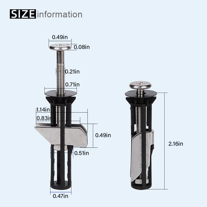 🎁Achetez 1 Obtenez 1 Gratuit🎉Vis de fixation pour siège de toilettes à usage intensif🔩