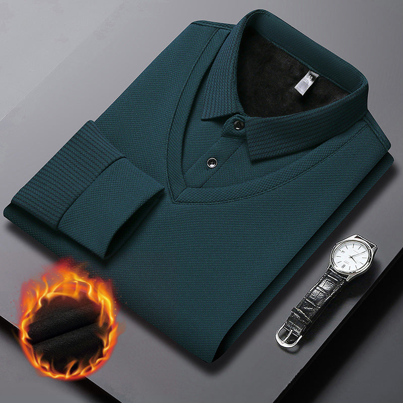 🔥50% DE RÉDUCTION ! 🍂 Chemise à Col Rayé 2 Pièces - Style Automne/Hiver en Coton Respirant et Confortable 👔📦