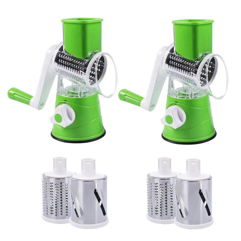 🧑🍳Artéfact de Cuisine🥳Râpe à Fromage Rotative 3 en 1 Coupe-légumes