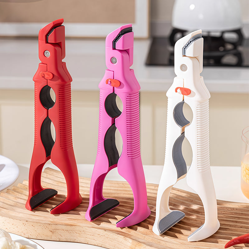 📢📢50% DE RÉDUCTION !!!✨Pince 3 en 1 pour bol et assiette en silicone