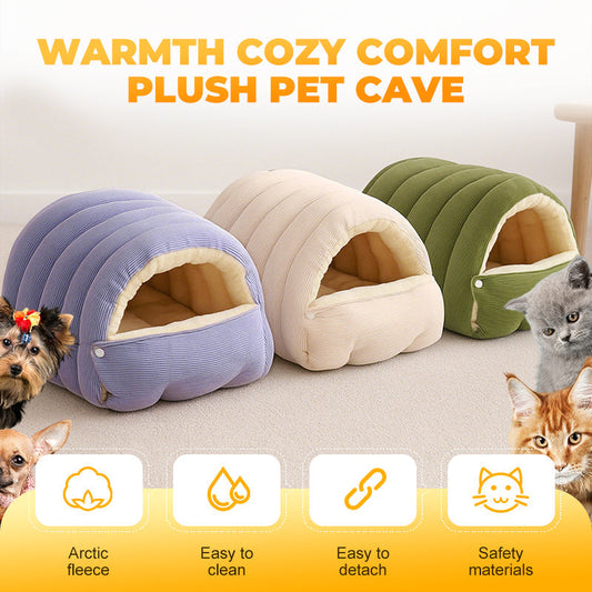 🔥Stock limité disponible 50 % DE RÉDUCTION🔥🐾 Nid Douillet Isotherme pour Animal – Confort Cocon, Ouverture Ajustable & Rembourrage Soutien !mfort, Verstelbare Opening & Ondersteunende Vulling!