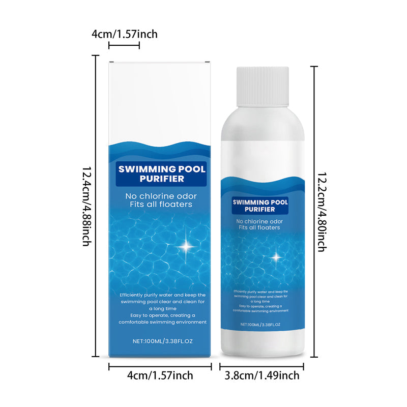 💧 Liquide purifiant pour piscine – une eau d'une clarté cristalline, sans effort ! ✨ Finis les eaux vertes et les produits agressifs – retrouvez une baignade saine et naturelle à chaque instant. 🏊♂️💙