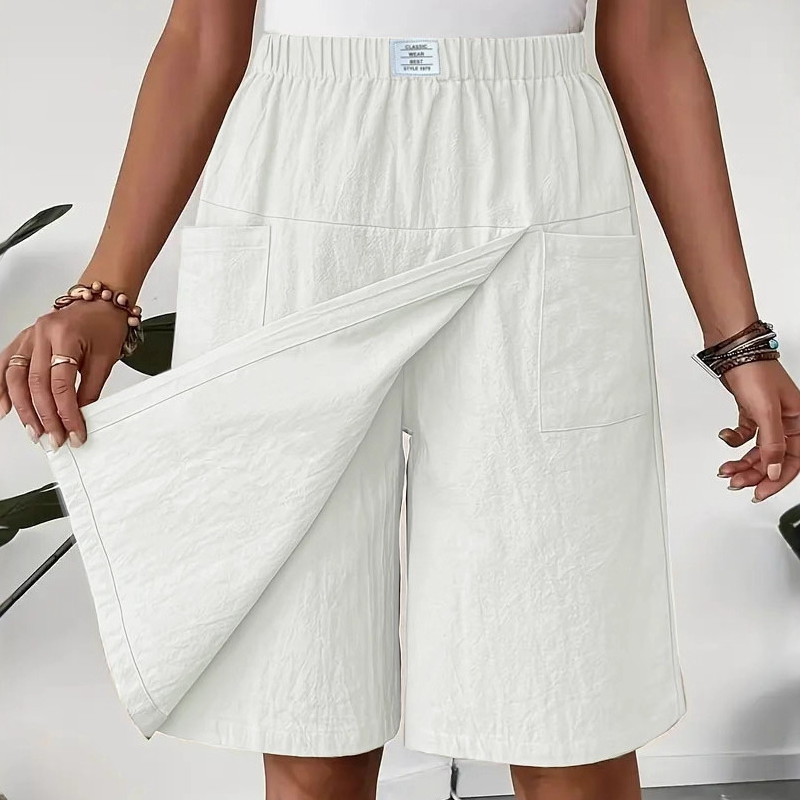 🛍️ -50% MAINTENANT ! Short Femme 🎀 Ceinture Élastique Grandes Poches ✨ Léger & Respirant