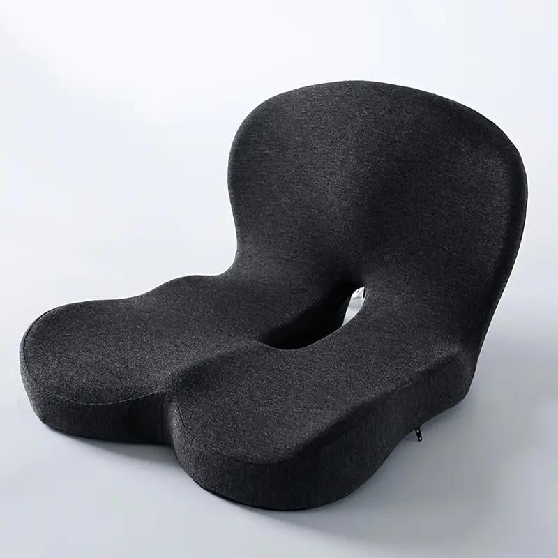 🚗 PROMO LIMITÉE 50% DE RÉDUCTION ! 🛡️ Coussin en Mousse à Mémoire de Forme Respirant – Antidérapant, Soutien Ergonomique, Housse en Maille ✨