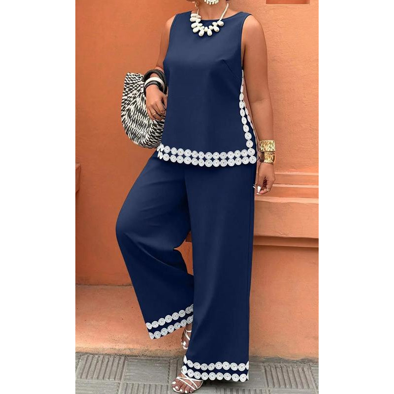 👗 50% DE RÉDUCTION ✨ Ensemble 2 pièces femme – Dentelle & fluidité – Style facile, parfait pour l’été ou un look bohème chic – confortable et élégant 🌸