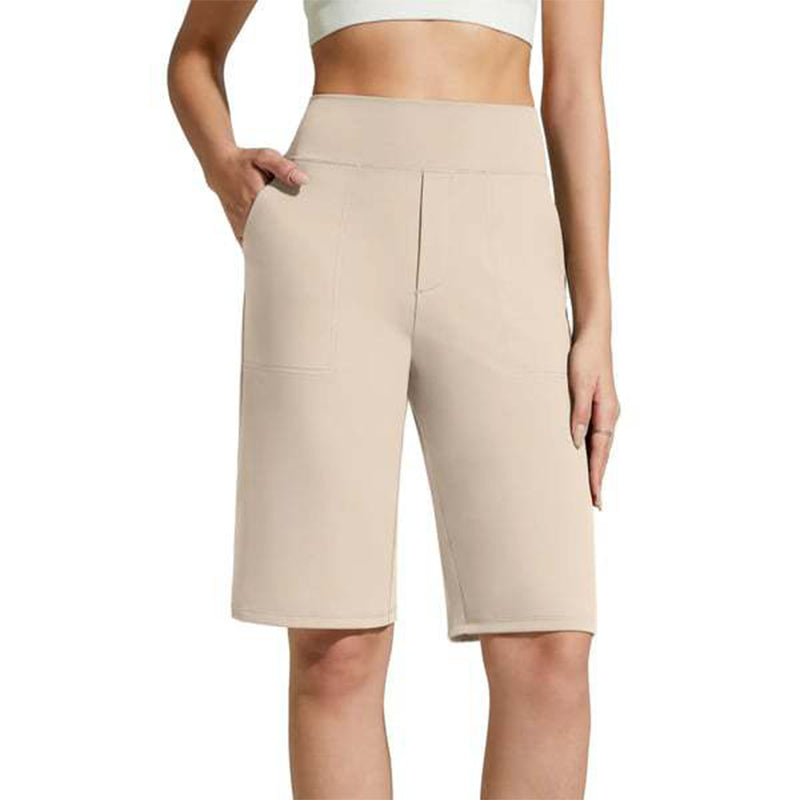 👖💥 PROMO FLASH 50% ! Short de Marche Stretch Femme – Taille Haute, Tissu 4 Sens, Poches Profonde, 3 Couleurs, Tailles XS-2XL, Idéal Randonnée & Quotidien 🚶♀️