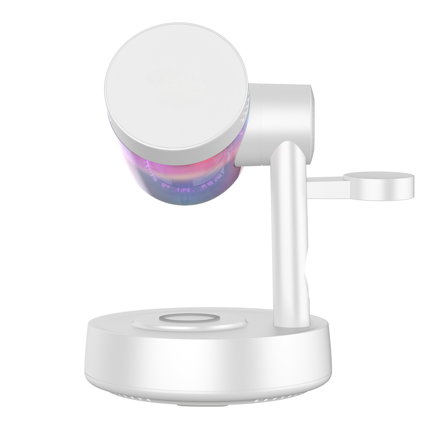 Station de Charge Magnétique 3-en-1 avec Enceinte Bluetooth