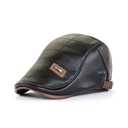 🔥Vente chaude de vacances à 50 % de réduction - Béret en cuir nouvelle mode