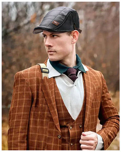 🔥Vente chaude de vacances à 50 % de réduction - Béret en cuir nouvelle mode