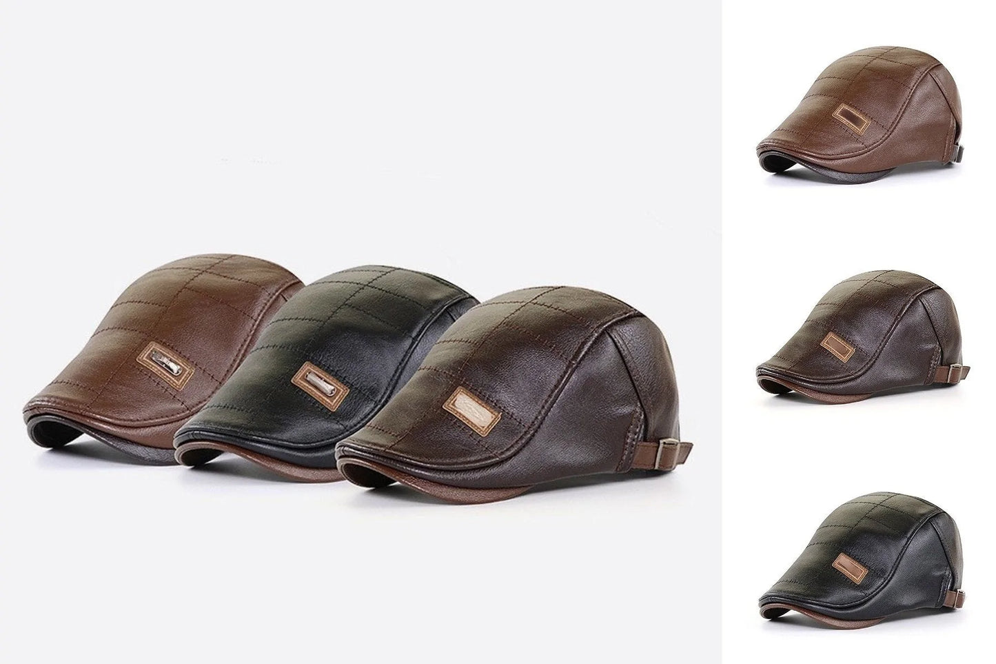 🔥Vente chaude de vacances à 50 % de réduction - Béret en cuir nouvelle mode