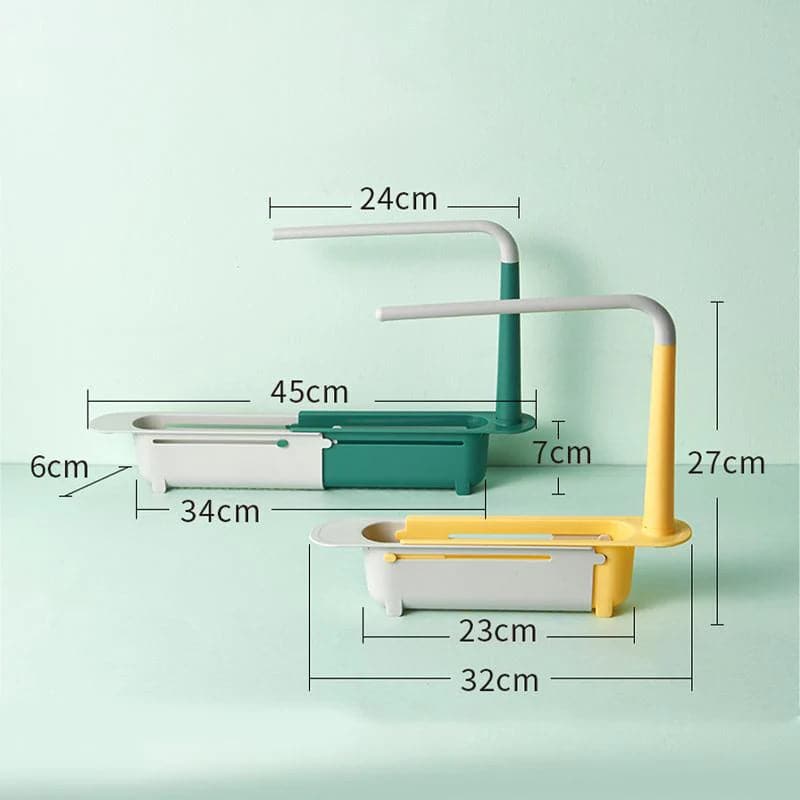 🔥VENTE LIMITÉE 50 % DE RÉDUCTION🔥Panier de rangement pour égouttoir flexible pour évier de cuisine