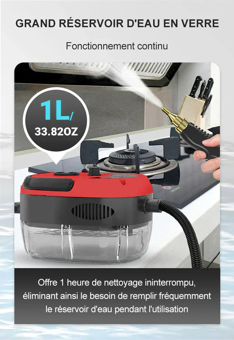 Nettoyeur Vapeur 2500W Haute Pression | -65% OFF ⏰