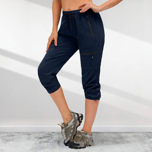 Pantalon de randonnée cargo léger, à séchage rapide, UPF 50+, pour femmes