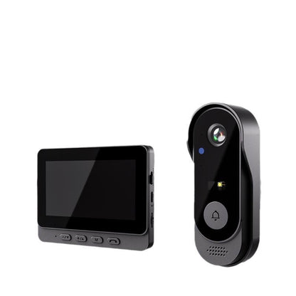 🔔50 % de réduction + livraison gratuite 📹 Caméra de Sonnette Sans Fil 1080P – Champ de Vision 170°, Écran 4,3 Pouces & Vision Nocturne IPX65 🏡