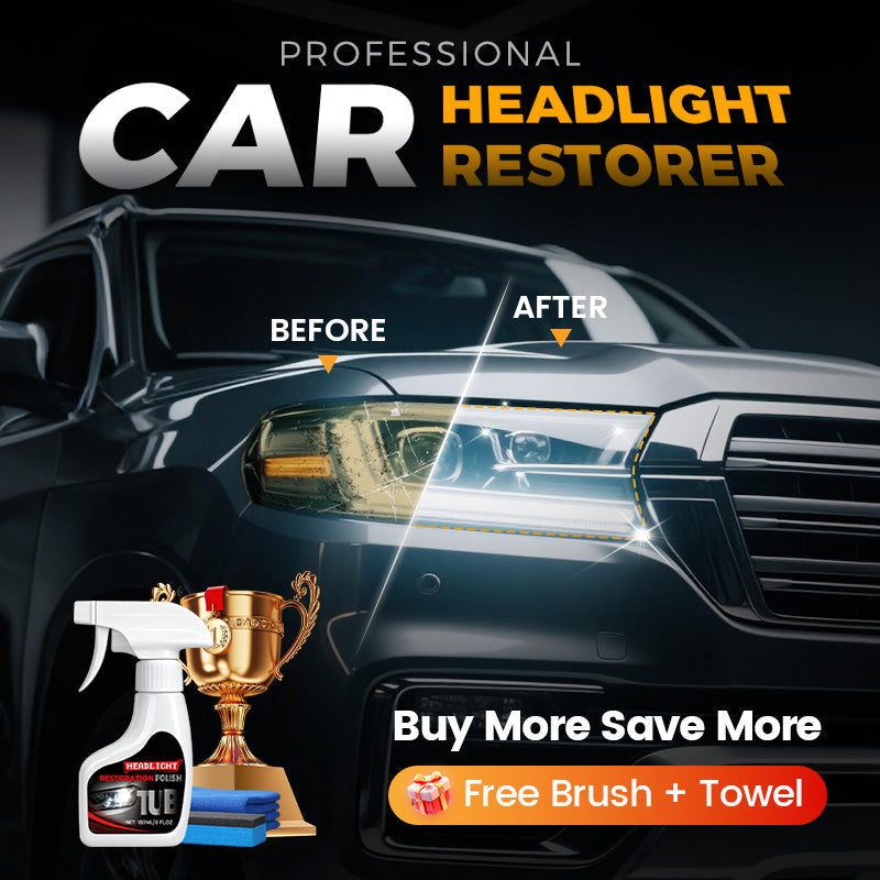 ⏳55 % DE RÉDUCTION EN CE MOMENT🔥Kit de rénovation pour phares de voiture et produit de cristallisation du revêtement🚗✨