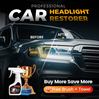 ⏳55 % DE RÉDUCTION EN CE MOMENT🔥Kit de rénovation pour phares de voiture et produit de cristallisation du revêtement🚗✨