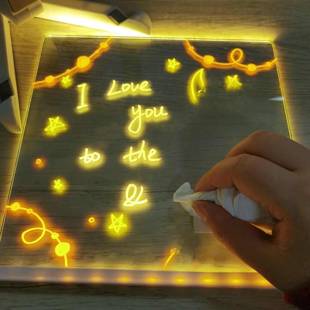 💥50% de réduction pour une durée limitée🎨Tableau de notes LED🎁Achetez 1 et obtenez 7 stylos de couleur gratuitement