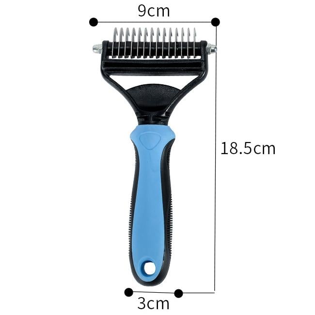🐾 PROMO LIMITÉE 56% DE RÉDUCTION ! ✨ Brosse Démêlante pour Chats et Chiens – Professionnel, Double Face ✨