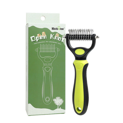 🐾 PROMO LIMITÉE 56% DE RÉDUCTION ! ✨ Brosse Démêlante pour Chats et Chiens – Professionnel, Double Face ✨
