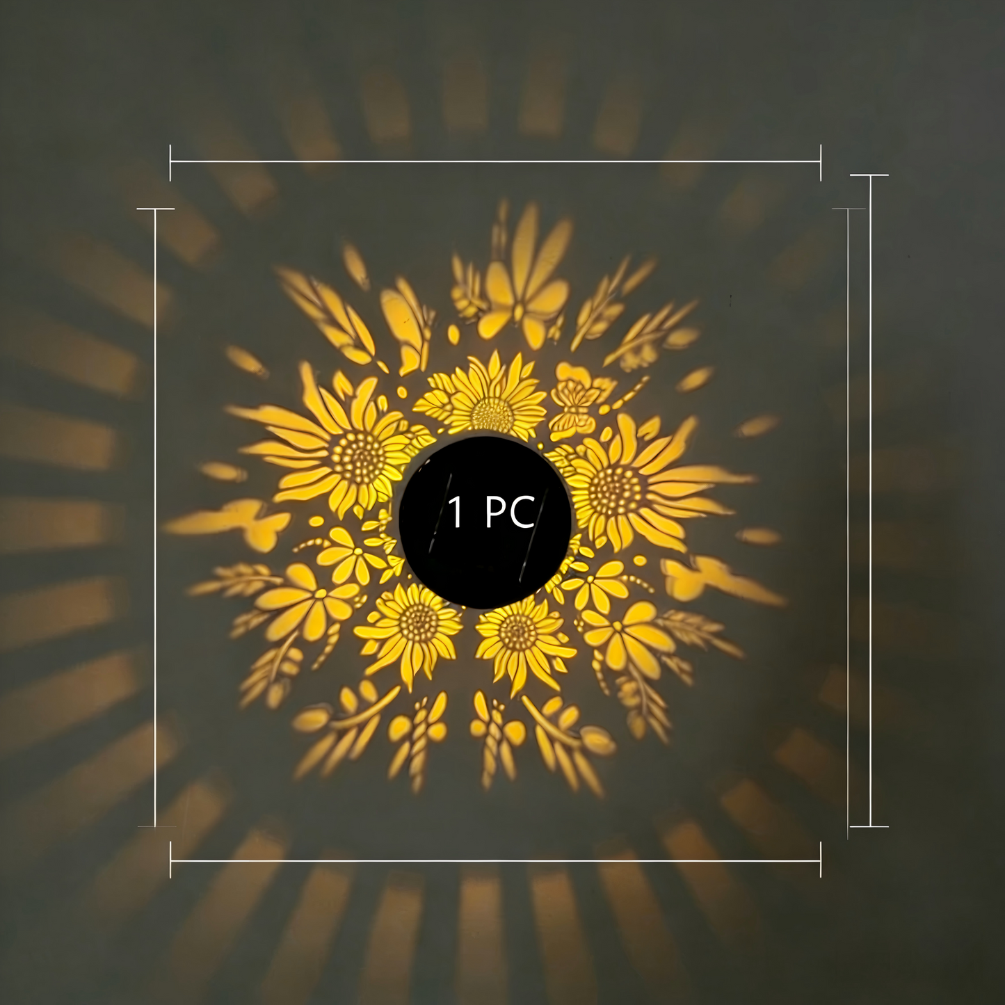 📢📢50% DE RÉDUCTION !! ⏰Projecteur de mandalas à énergie solaire