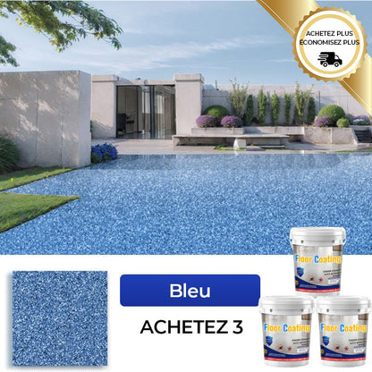 ✨Nouveauté✨Revêtement de sol époxy finition marbre haute brillance