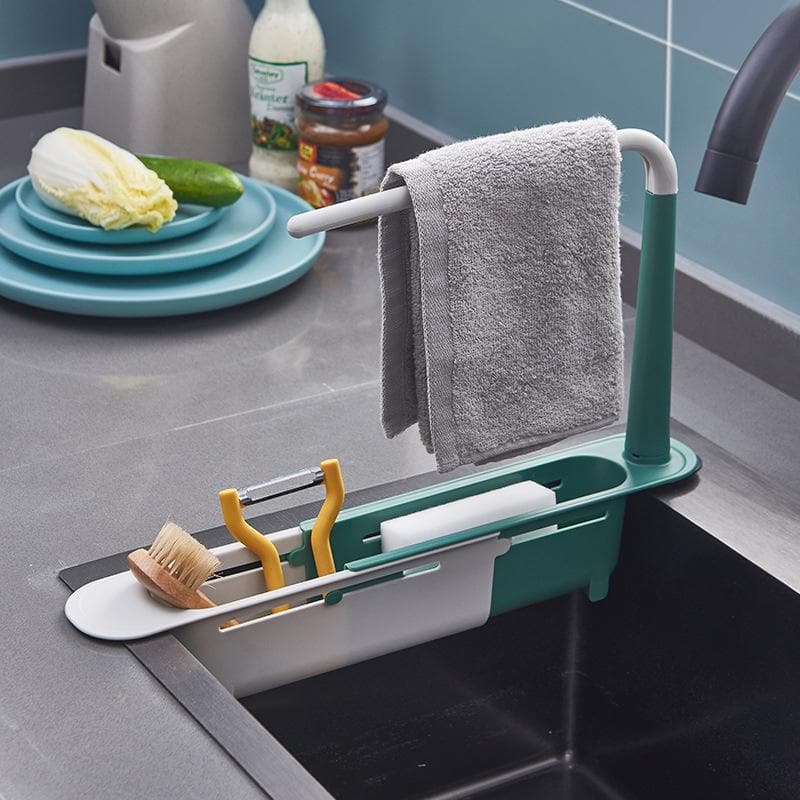 🔥VENTE LIMITÉE 50 % DE RÉDUCTION🔥Panier de rangement pour égouttoir flexible pour évier de cuisine