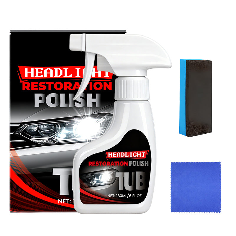 ⏳55 % DE RÉDUCTION EN CE MOMENT🔥Kit de rénovation pour phares de voiture et produit de cristallisation du revêtement🚗✨