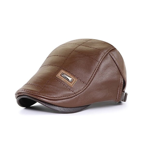 🔥Vente chaude de vacances à 50 % de réduction - Béret en cuir nouvelle mode