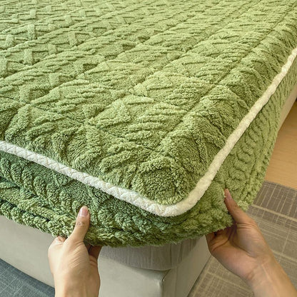 【 📍 Collection exquise 📍】  Chauffeur - Flanne brossée et poche profonde (jusqu'à 40 cm), coins antidérapants pour le confort toute saison ❄️🛌