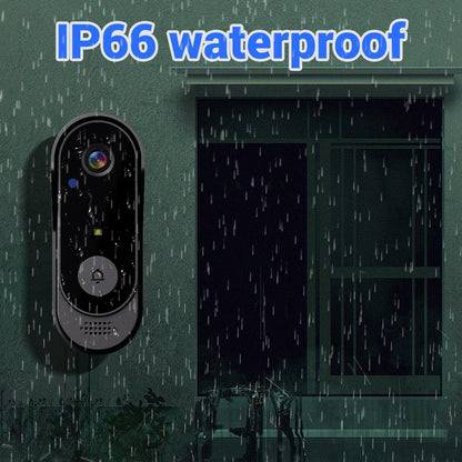 🔔50 % de réduction + livraison gratuite 📹 Caméra de Sonnette Sans Fil 1080P – Champ de Vision 170°, Écran 4,3 Pouces & Vision Nocturne IPX65 🏡