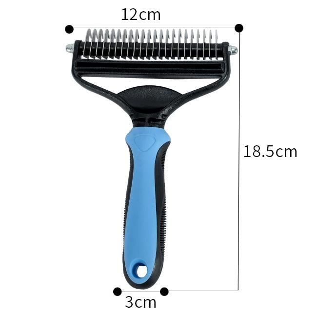 🐾 PROMO LIMITÉE 56% DE RÉDUCTION ! ✨ Brosse Démêlante pour Chats et Chiens – Professionnel, Double Face ✨