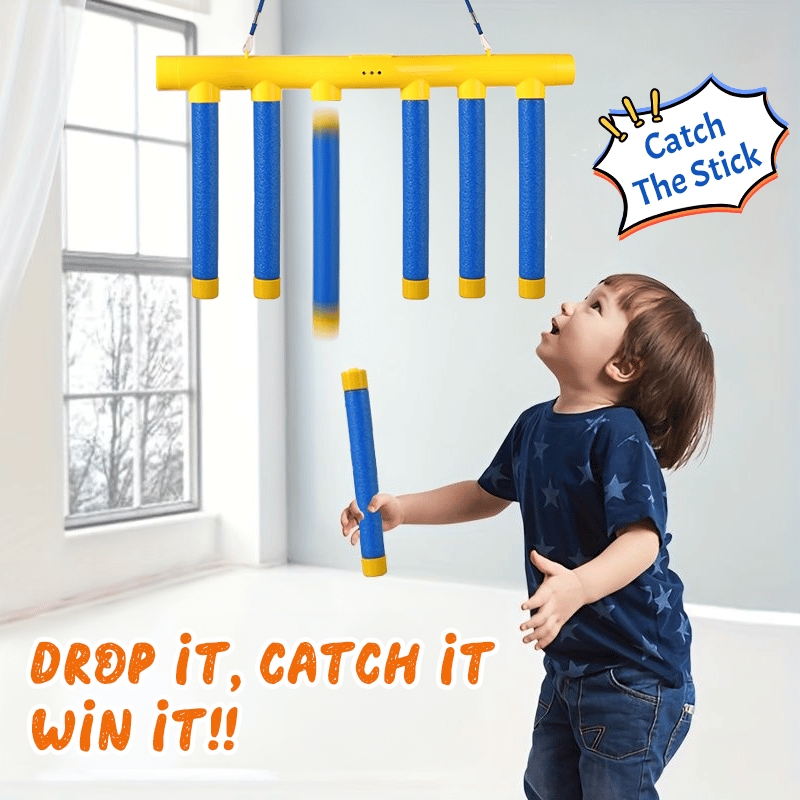 🎄Vente de Noël 50% de réduction!! 🎁 Le Reflex Game-Catching Sticks jeu réaction jouet d'entraînement