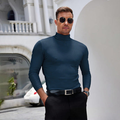 👕 60% de réduction! 🏃‍♂️ T-shirt Homme à Col Montant – Coupe Adjustable, Tissu Respirant & Polyvalent Sport/Quotidien ✨