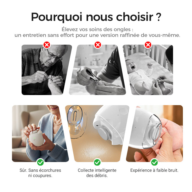 ✨Lime à ongles automatique universelle pour adultes et enfants💅✨
