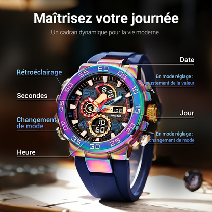 🔥VENTE LIMITÉE 50 % DE RÉDUCTION🔥Montre digitale multifonctionnelle LED étanche