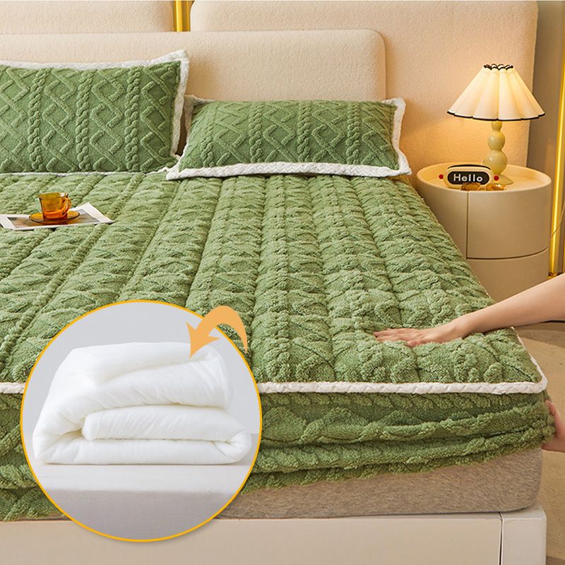 【 📍 Collection exquise 📍】  Chauffeur - Flanne brossée et poche profonde (jusqu'à 40 cm), coins antidérapants pour le confort toute saison ❄️🛌