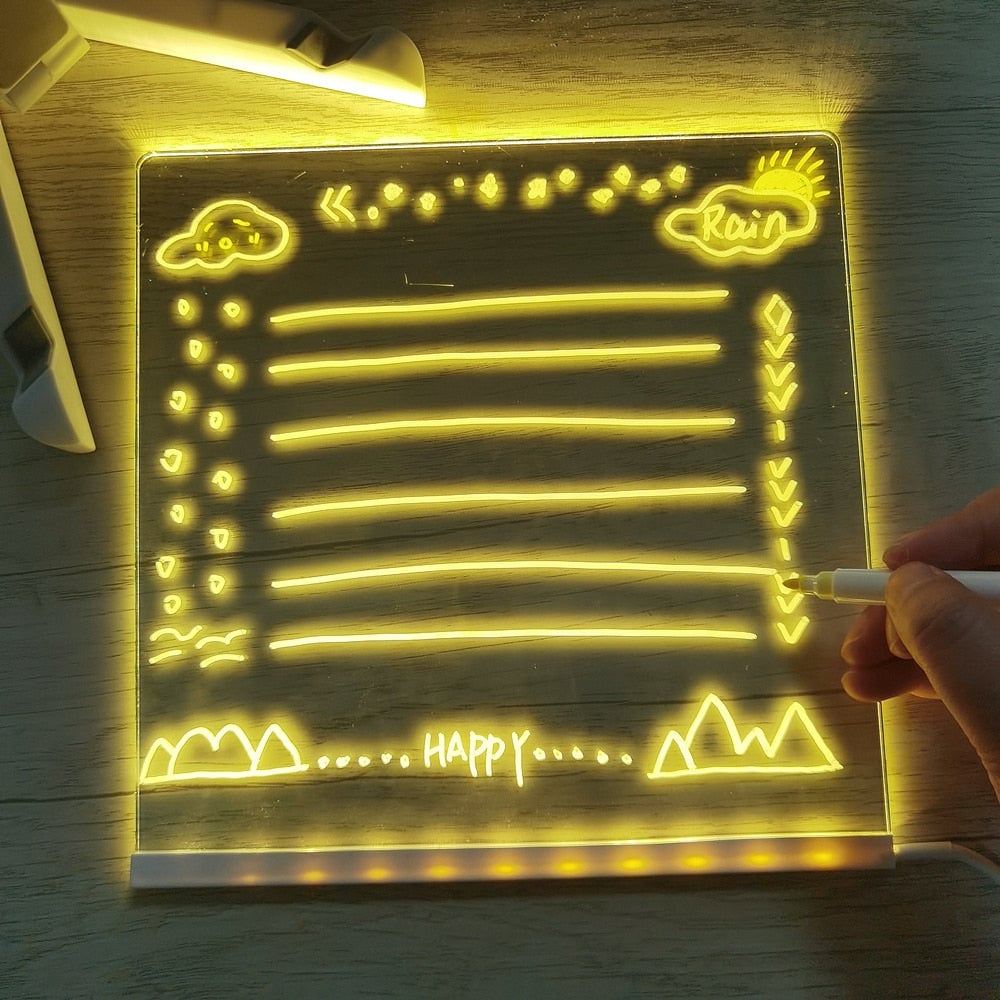 💥50% de réduction pour une durée limitée🎨Tableau de notes LED🎁Achetez 1 et obtenez 7 stylos de couleur gratuitement