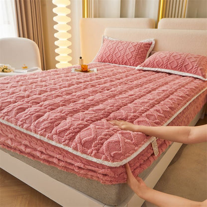 【 📍 Collection exquise 📍】  Chauffeur - Flanne brossée et poche profonde (jusqu'à 40 cm), coins antidérapants pour le confort toute saison ❄️🛌
