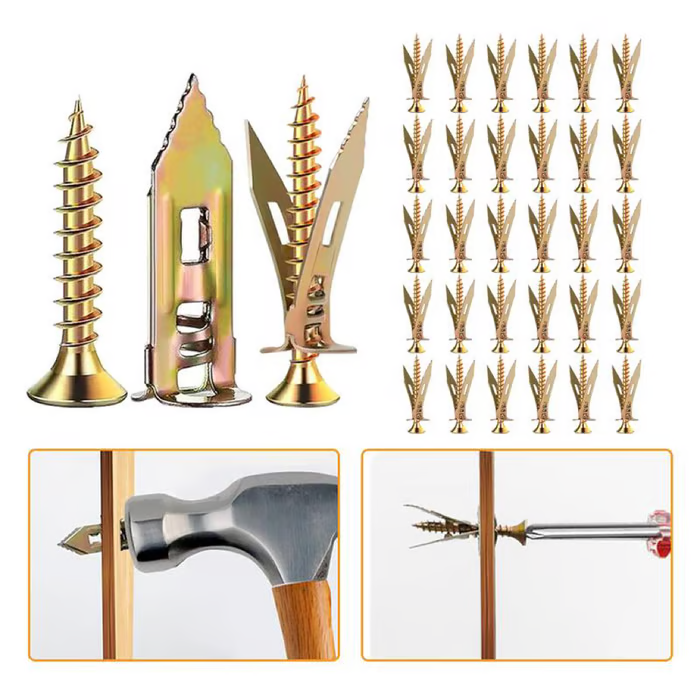 💥 Kit Complet pour Cloisons Sèches – Vis en Zinc Ultra-Résistantes avec Réduction de 50 % ! 🧰