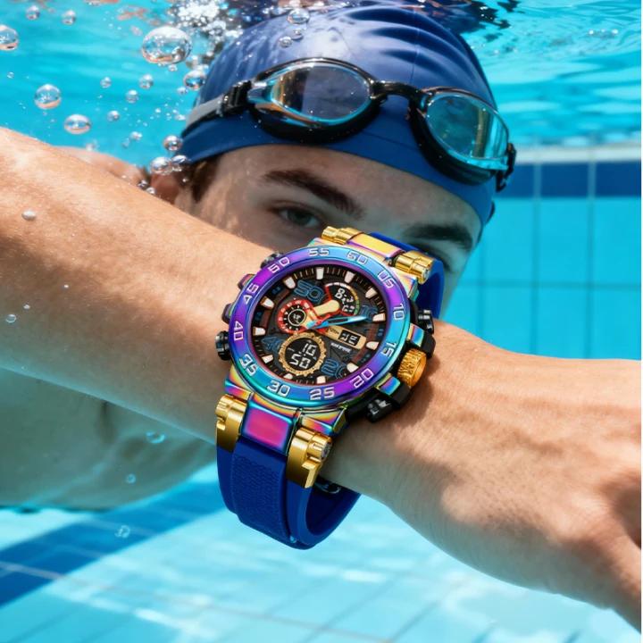 🔥VENTE LIMITÉE 50 % DE RÉDUCTION🔥Montre digitale multifonctionnelle LED étanche