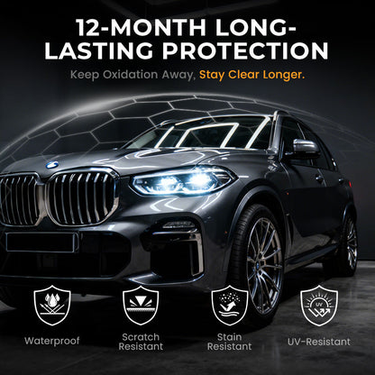 ⏳55 % DE RÉDUCTION EN CE MOMENT🔥Kit de rénovation pour phares de voiture et produit de cristallisation du revêtement🚗✨