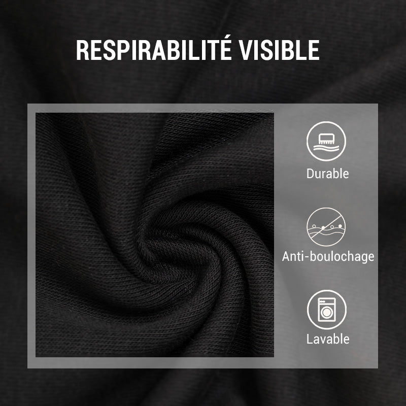 👕 60% de réduction! 🏃‍♂️ T-shirt Homme à Col Montant – Coupe Adjustable, Tissu Respirant & Polyvalent Sport/Quotidien ✨
