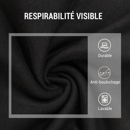 👕 60% de réduction! 🏃‍♂️ T-shirt Homme à Col Montant – Coupe Adjustable, Tissu Respirant & Polyvalent Sport/Quotidien ✨