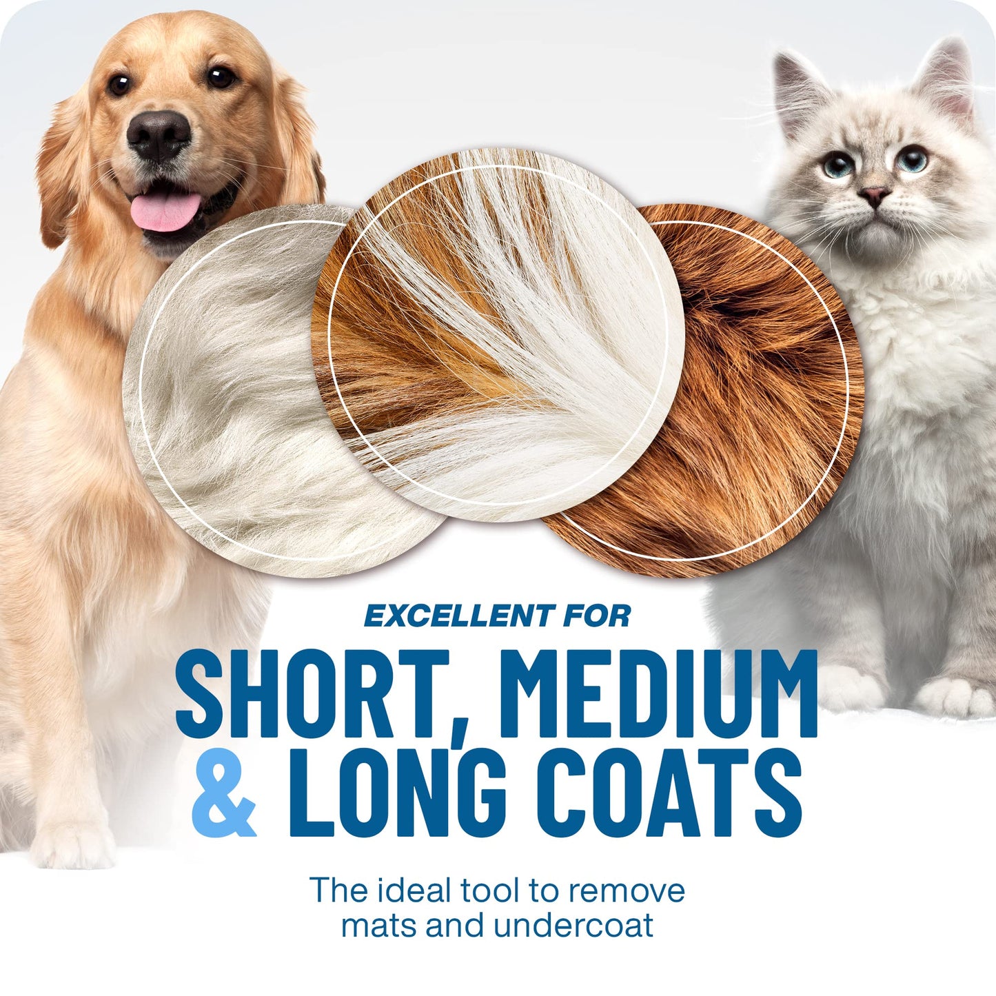 🐾 PROMO LIMITÉE 56% DE RÉDUCTION ! ✨ Brosse Démêlante pour Chats et Chiens – Professionnel, Double Face ✨