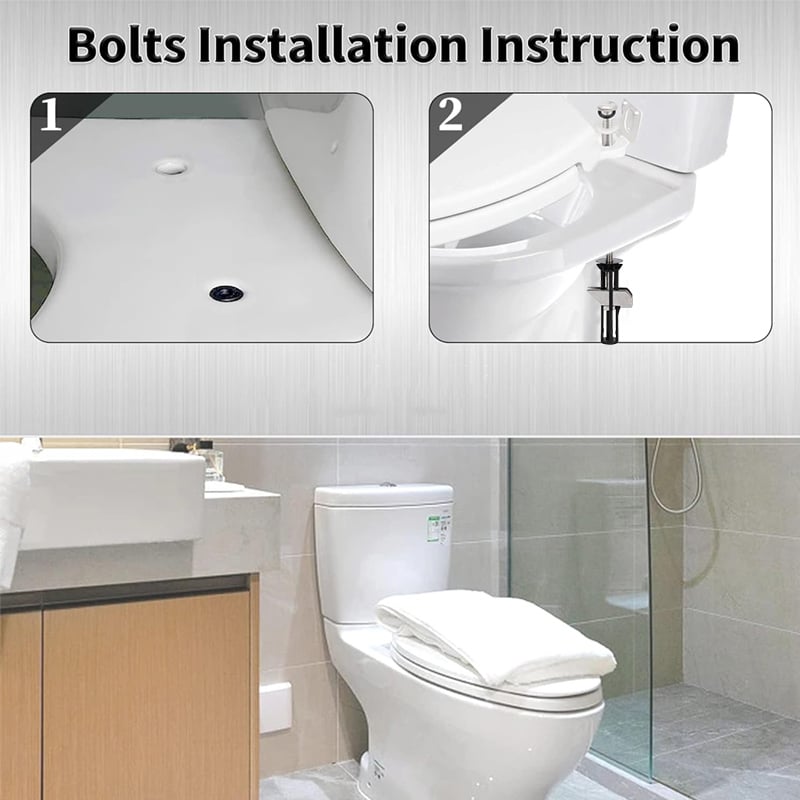 🎁Achetez 1 Obtenez 1 Gratuit🎉Vis de fixation pour siège de toilettes à usage intensif🔩