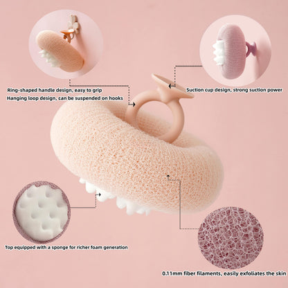 🔥 Acheter 1 Obtenez 1 Gratuit 🌟 Coupe d'aspiration super douce bain éponge fleur