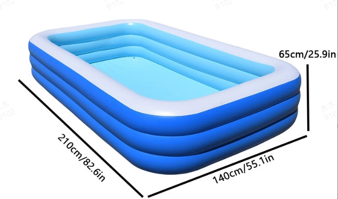 🌊 Piscine Gonflable  – Multi-couches avec Impression